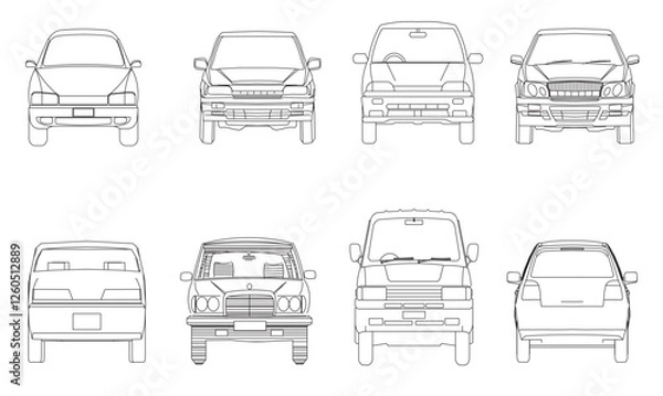 Fototapeta Cars are one of the most popular and favorite vehicles that are always driven by many people