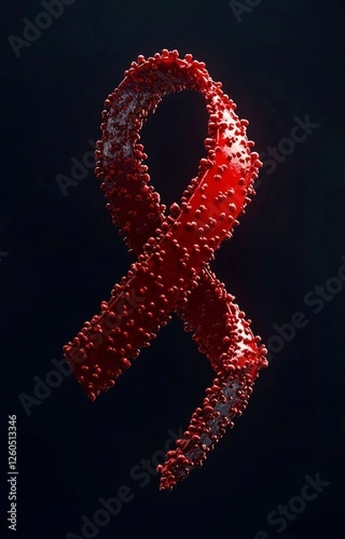 Obraz HIV Awareness Icon for Educational or Campaign Ads