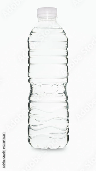 Obraz Water bottle on on white background