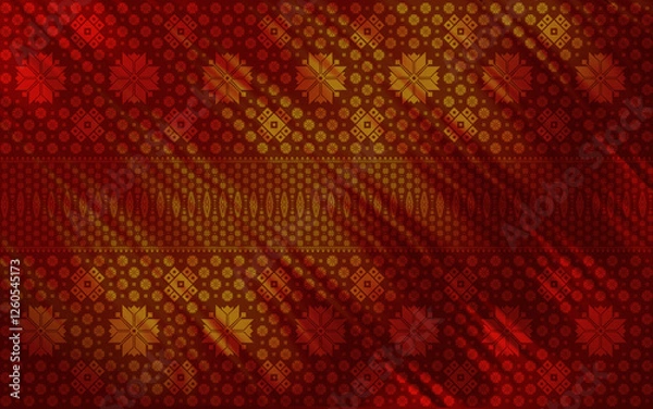 Obraz red songkeet abstract background