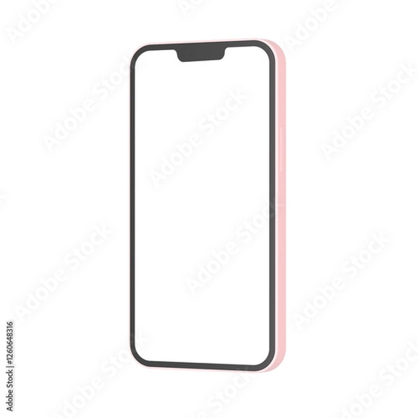 Fototapeta 3D phone call icon object