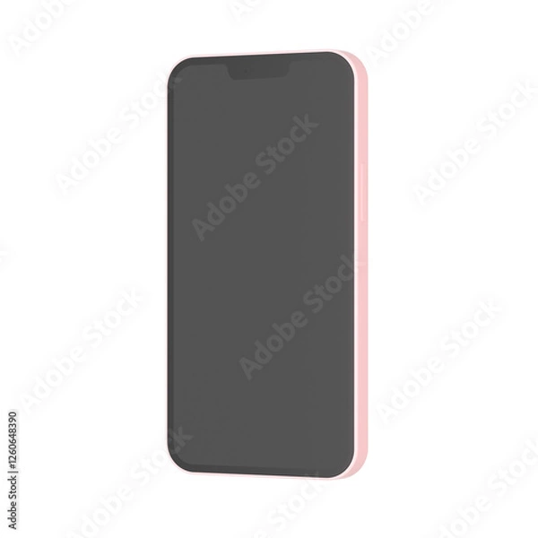 Fototapeta 3D phone call icon object