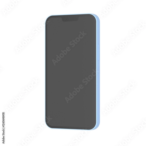 Fototapeta 3D phone call icon object