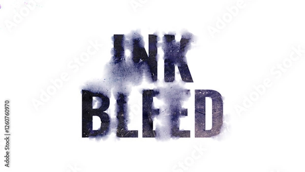 Obraz Cinematic Ink Bleed Titles