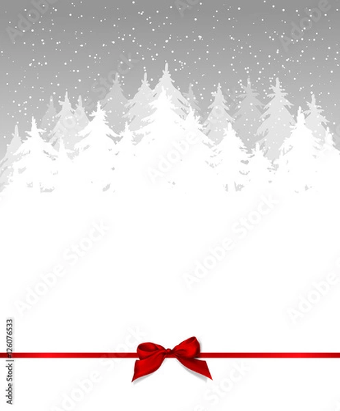 Obraz Gray Winter background