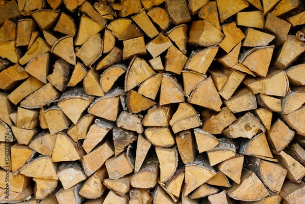 Fototapeta background pattern tree logs burnt