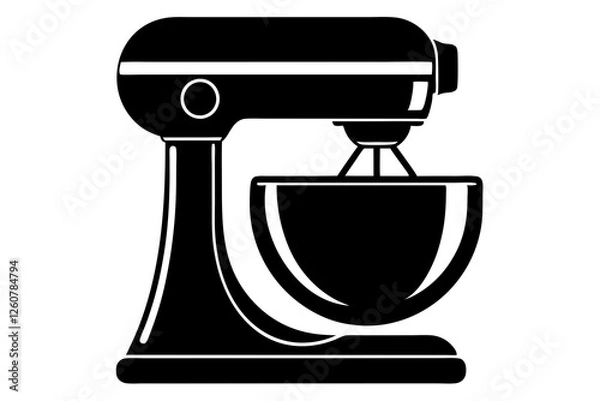 Fototapeta mixer  silhouette vector