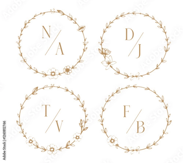 Obraz Laurel wreath set, laurel wreath collection