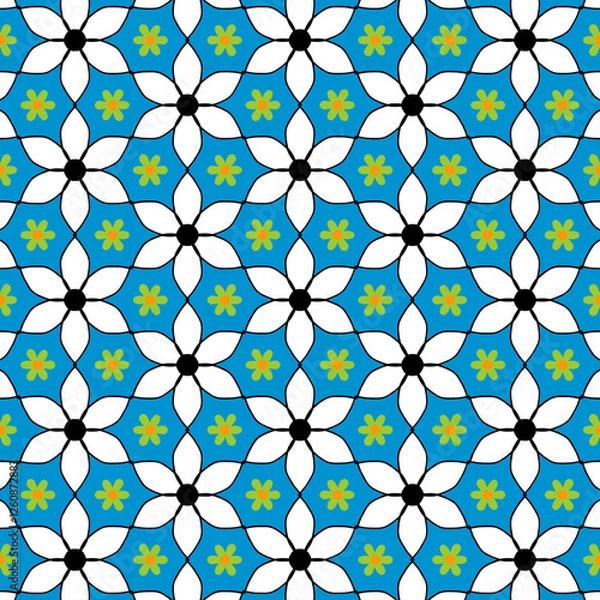 Obraz seamless geometric pattern