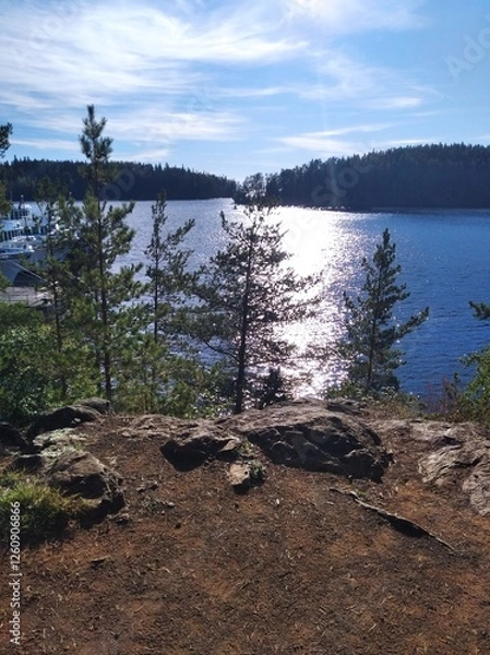 Obraz lake in the mountains