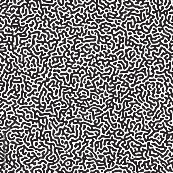 Fototapeta Turing-inspired texture showcasing reaction-diffusion patterns with organic designs resembling natural structures