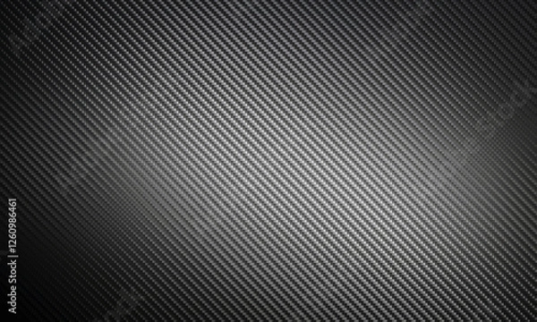 Obraz Dark carbon fiber background showing diagonal weave pattern