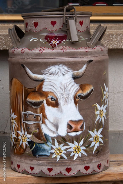 Obraz bidons de lait