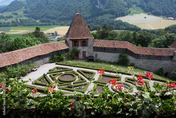 Obraz jardin médiéval 