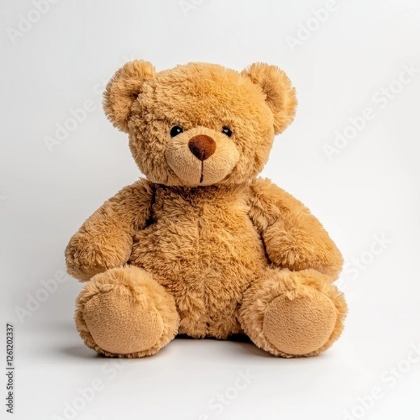 Obraz Soft and Cuddly Brown Teddy Bear for Children and Home Decor