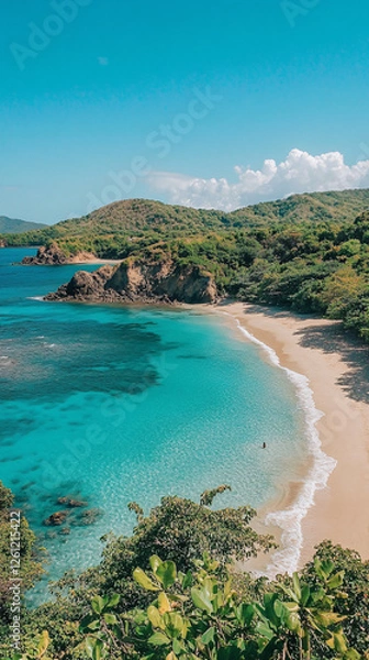 Obraz 
Serene beaches with clear blue water
