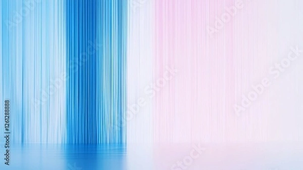 Fototapeta Flowing colors abstract art gallery digital artwork contemporary wide angle vibrant emotion exploration