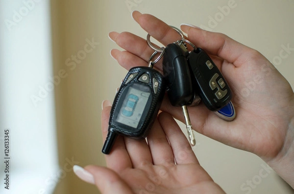 Obraz Set of keys for car