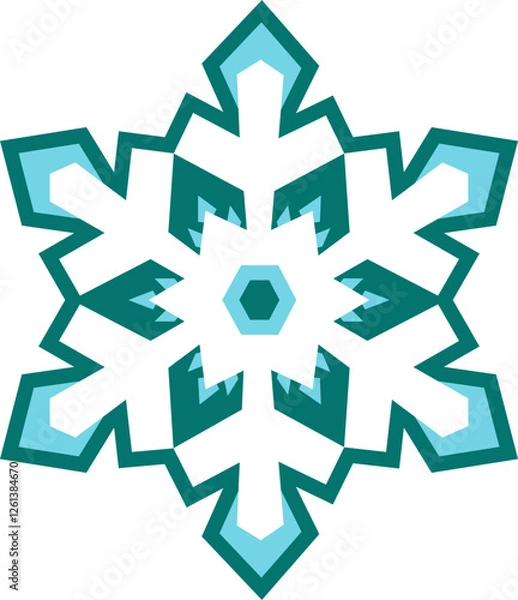 Fototapeta Snowflake
