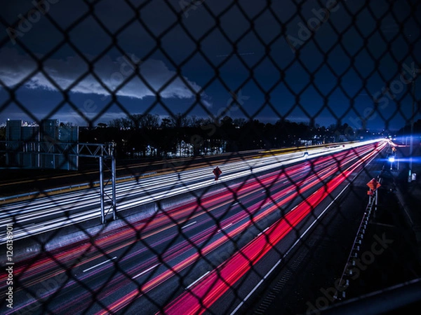 Fototapeta Highway Night