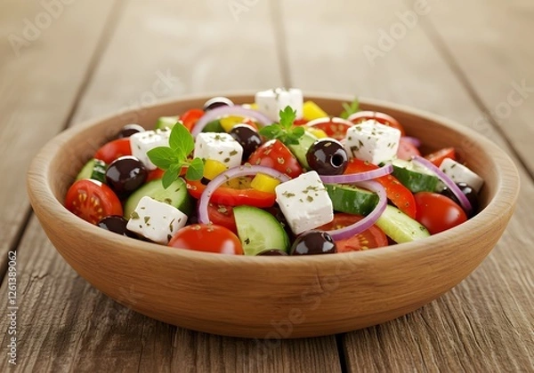 Obraz Fresh Mediterranean Salad