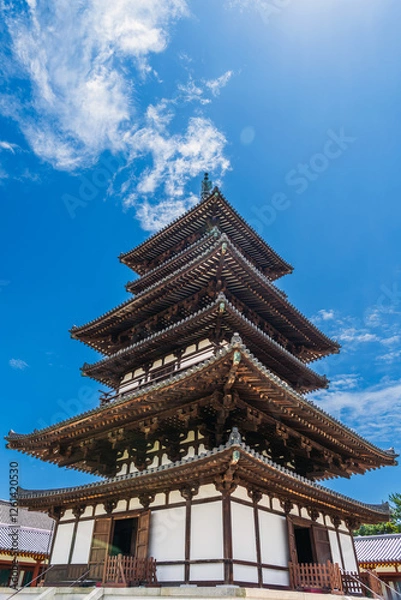 Obraz 【奈良県】薬師寺 東塔（世界文化遺産）