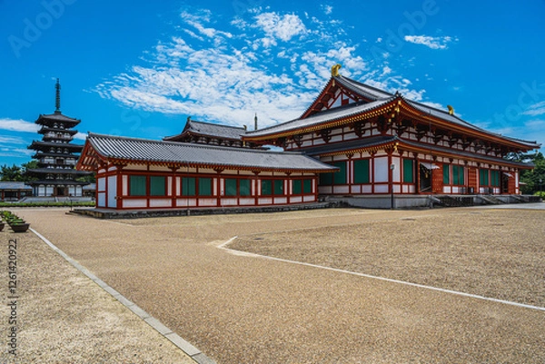 Obraz 【奈良県】薬師寺 金堂 