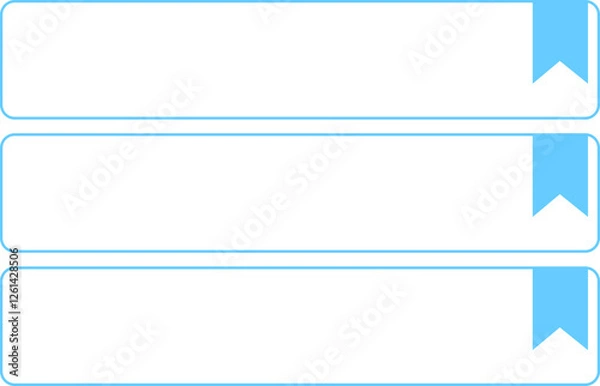 Obraz 3 Point List Infographics