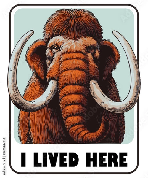 Fototapeta mamut lanudo