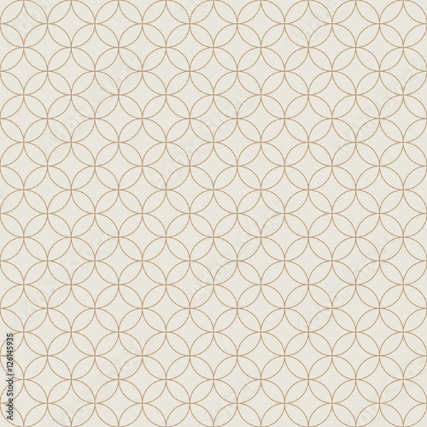 Fototapeta Vector seamless pattern. Geometric texture. Repeating background