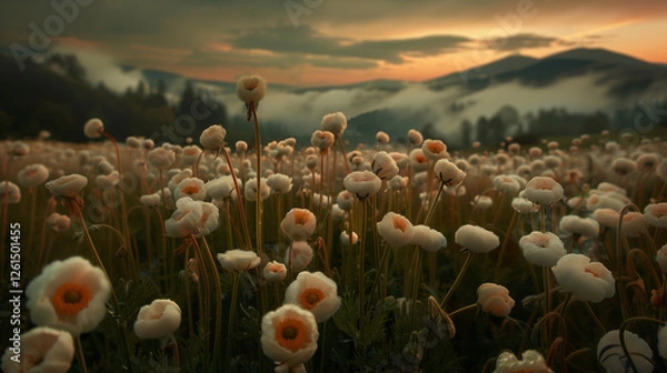 Obraz Spring field of flowers