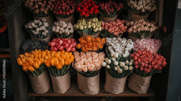 Obraz Spring flower bouquets