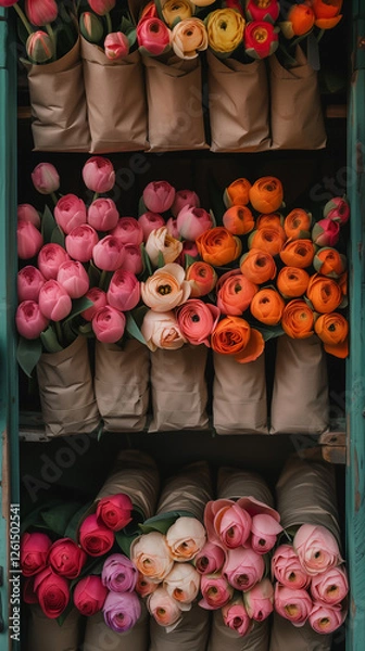 Obraz Spring flower bouquets