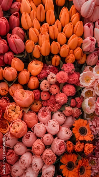 Obraz Spring flower bouquets