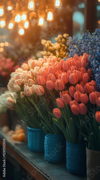 Obraz Spring flower bouquets