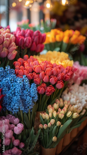 Obraz Spring flower bouquets