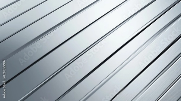 Fototapeta Dynamic metallic surface reflection industrial setting abstract texture modern environment close-up view visual concept