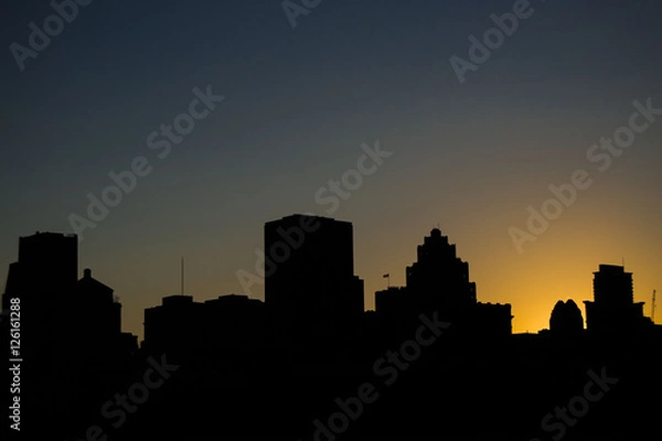 Obraz sunset silouhettes