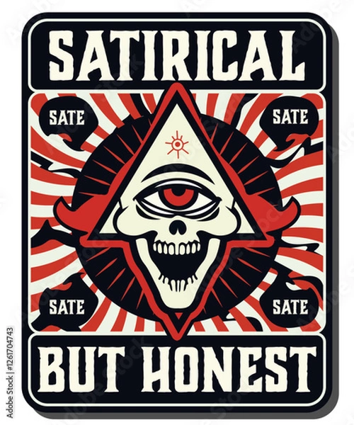 Fototapeta satirical