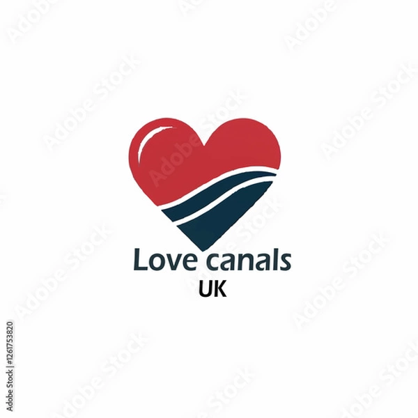 Obraz heart logo vector