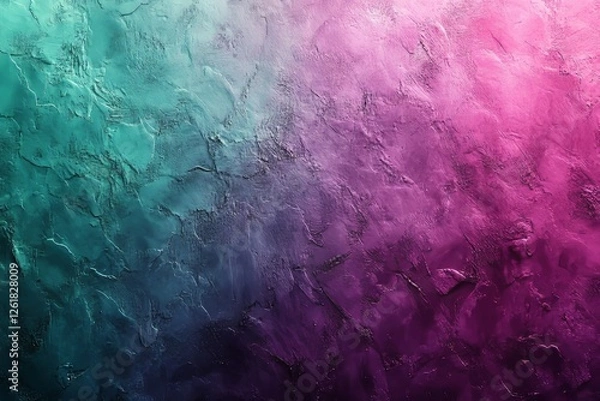 Fototapeta Light Green-Purple Gradient Background with a Grainy Texture, Generative AI