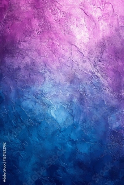 Fototapeta Pastel Violet-Blue Gradient with a Grainy Texture, Generative AI