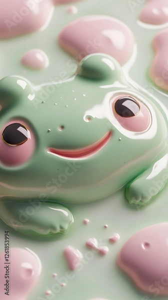 Obraz 3D Frog