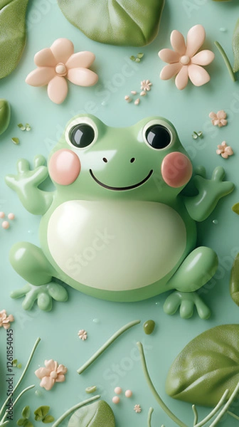Obraz 3D Frog