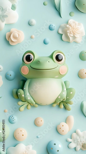 Obraz 3D Frog