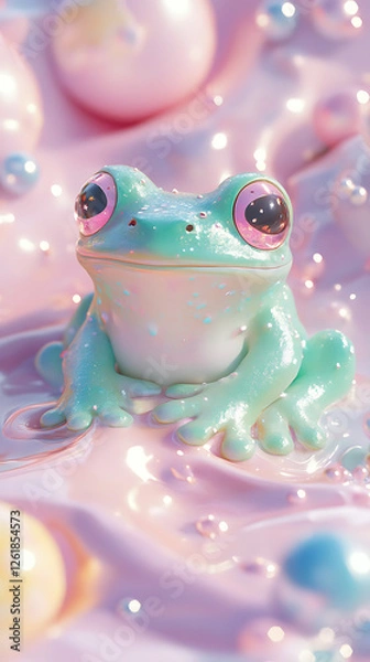 Obraz 3D Frog