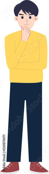 Fototapeta man thinking
