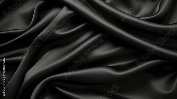 Obraz fabric black cloth texture