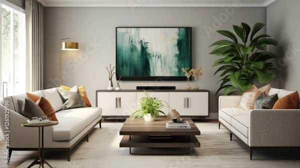 Fototapeta livingroom house online