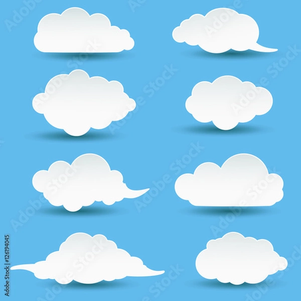 Obraz collection of cloud for you design